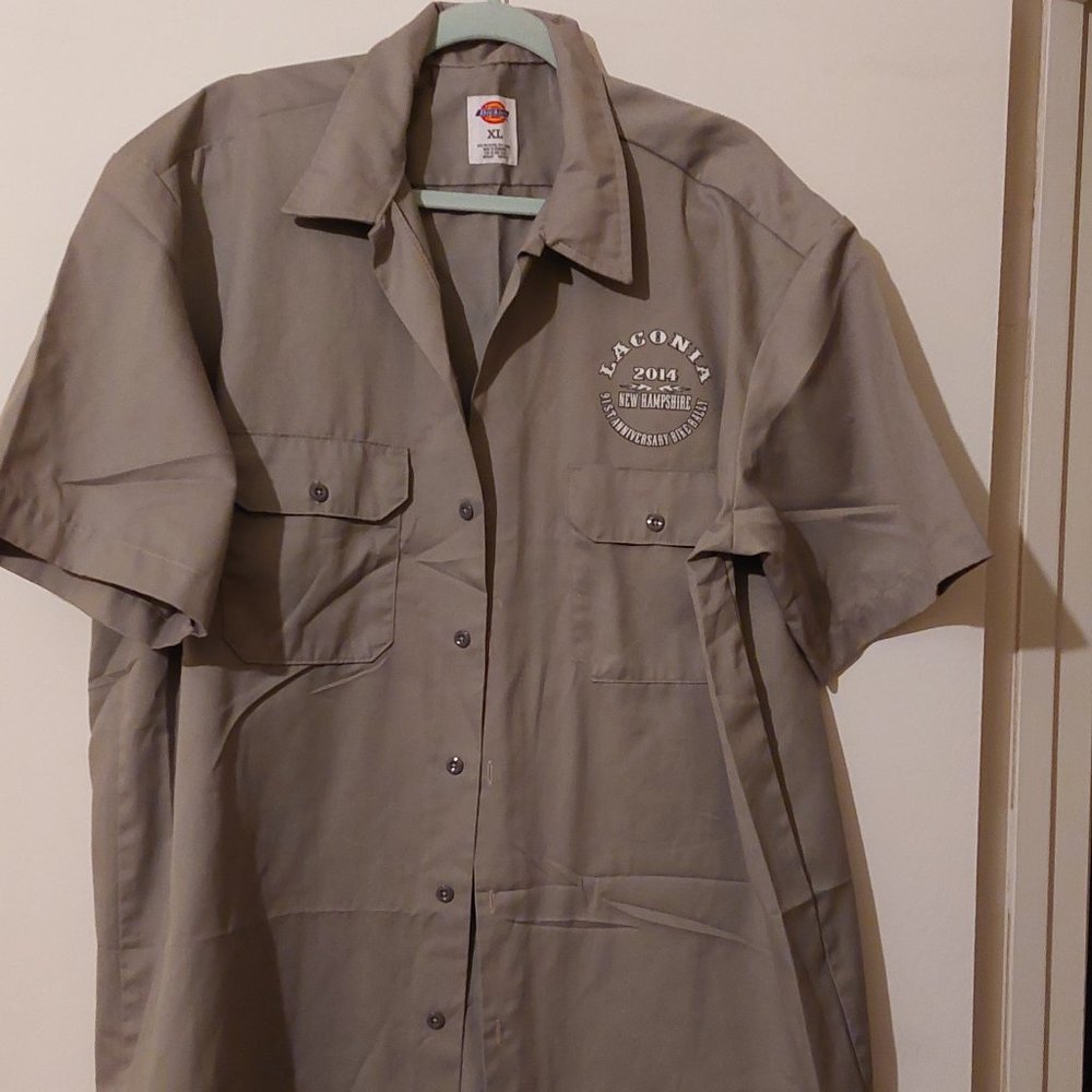 Men's Laconia 2014, Dickies Button Down Shirt, XL